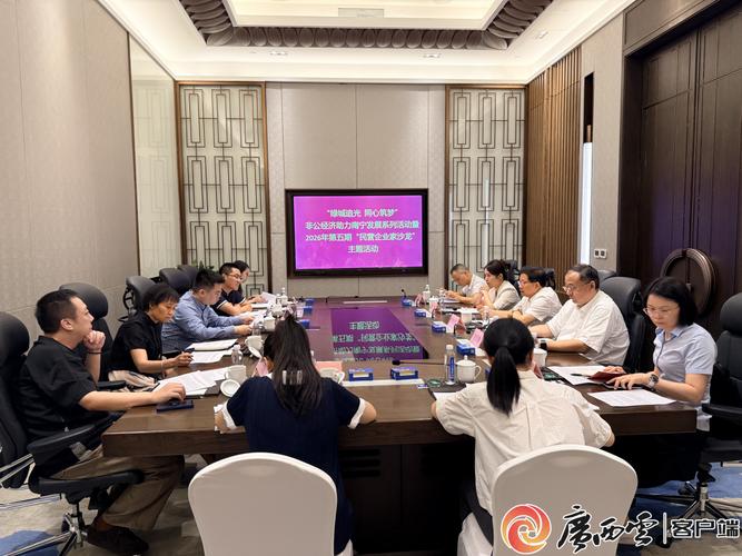 南宁市"民营企业家沙龙"助力民企上市突围